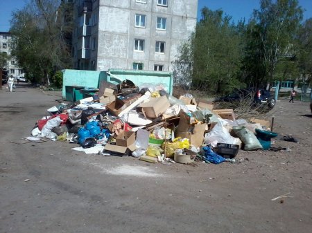 Месячник по уборке Рубцовска закончен, а стихийные помойки остались нетронутыми