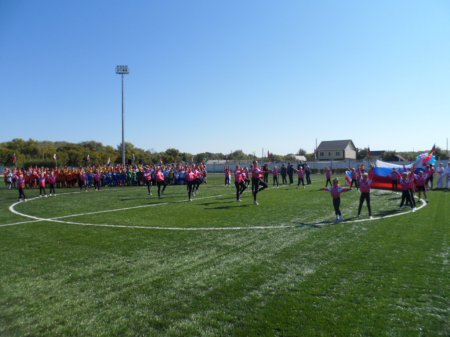 Фоторепортаж - открытие футбольного поля и другие мероприятия в Рубцовске