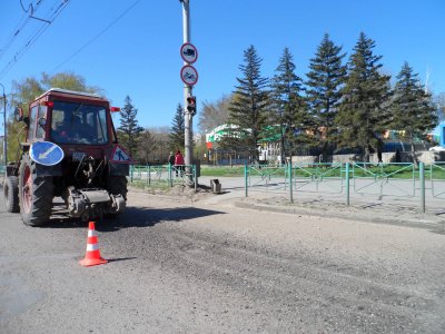 В Рубцовске полным ходом идет ремонт дорог