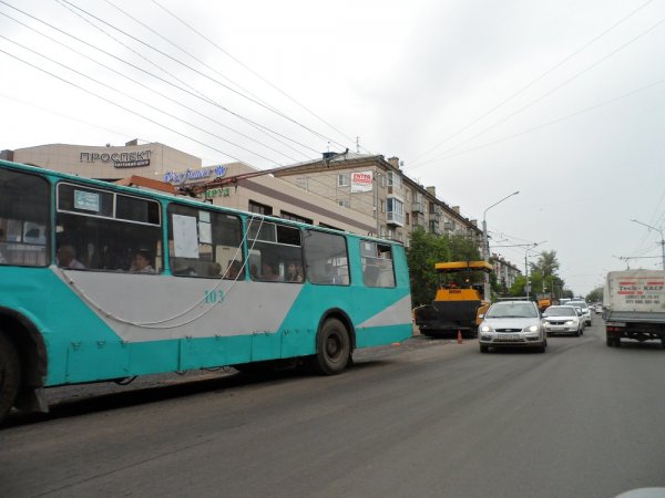 В Рубцовске продолжается ремонт проблемных участков дорог