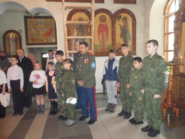 Рубцовские воспитанники кадетских классов приняли Святое Крещение