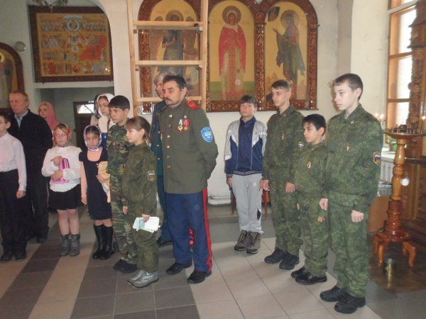 Рубцовские воспитанники кадетских классов приняли Святое Крещение