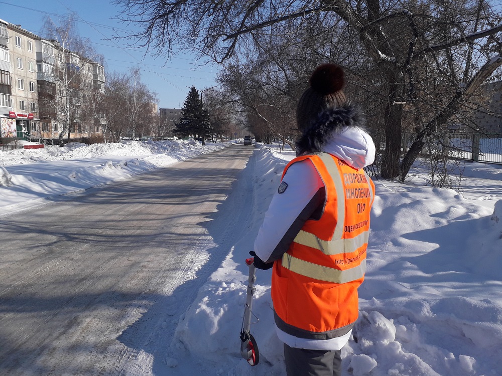 В Рубцовске прошел рейд по качеству расчистки улиц от снега