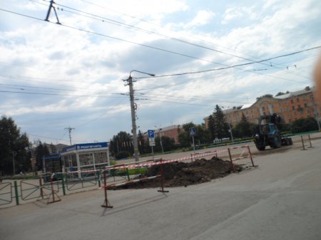 Многострадальную ул. Октябрьскую в Рубцовске начали раскапывать