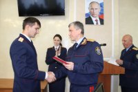В следственном управлении СК по Алтайскому краю состоялось торжественное награждение сотрудников ведомственными наградами