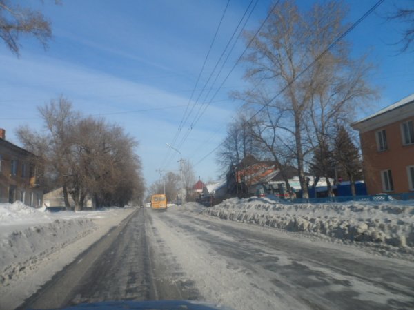 По официальной информации в Рубцовске нет наледи и снежных накатов